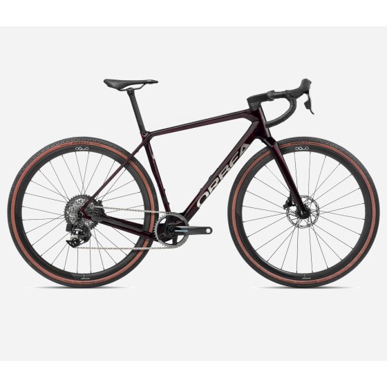 Orbea Terra M21e Team 1x XS 40,5 wine red carbon view